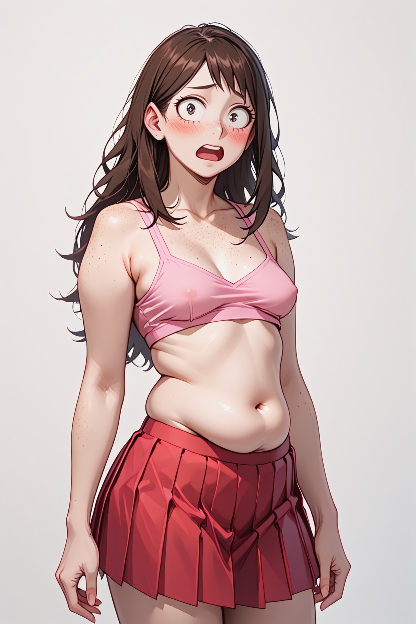 Thigh Gap, Not Naked, Embarrassed AI Porn
