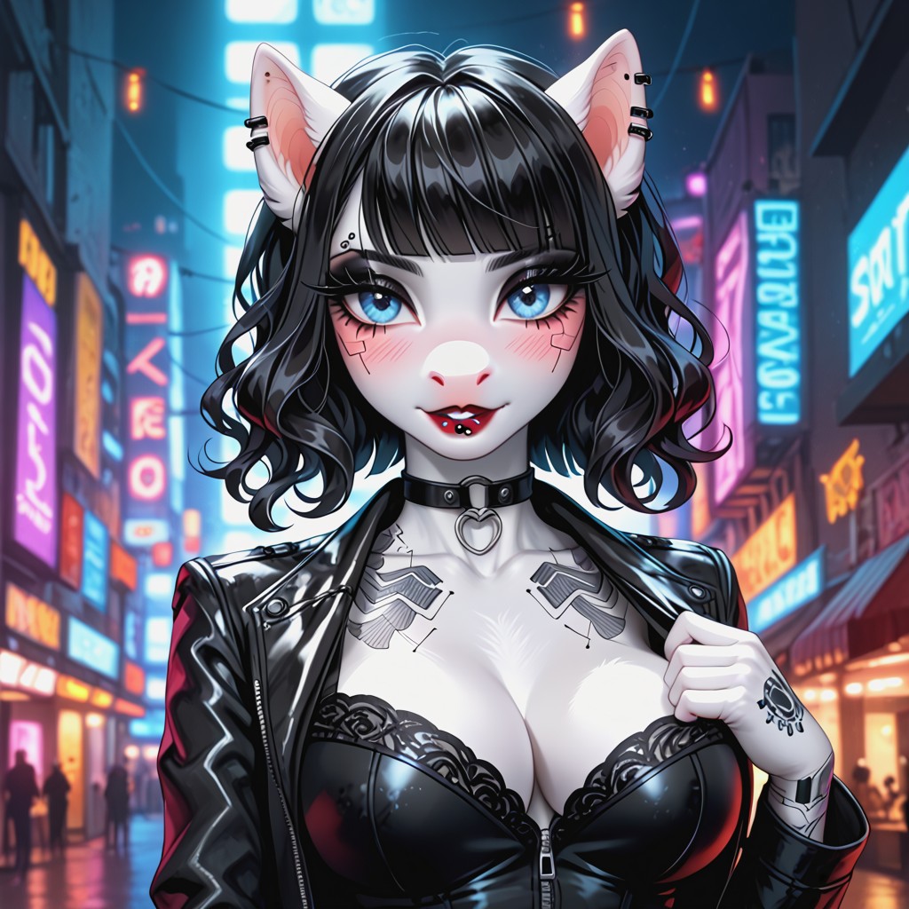 18+, Unzipping Top, Milf Furry AI Porn
