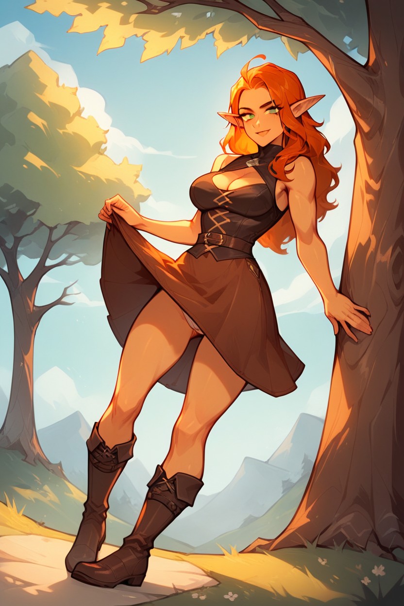 Medieval Fantasy, Explorer, Gorgeous Face AI Porn