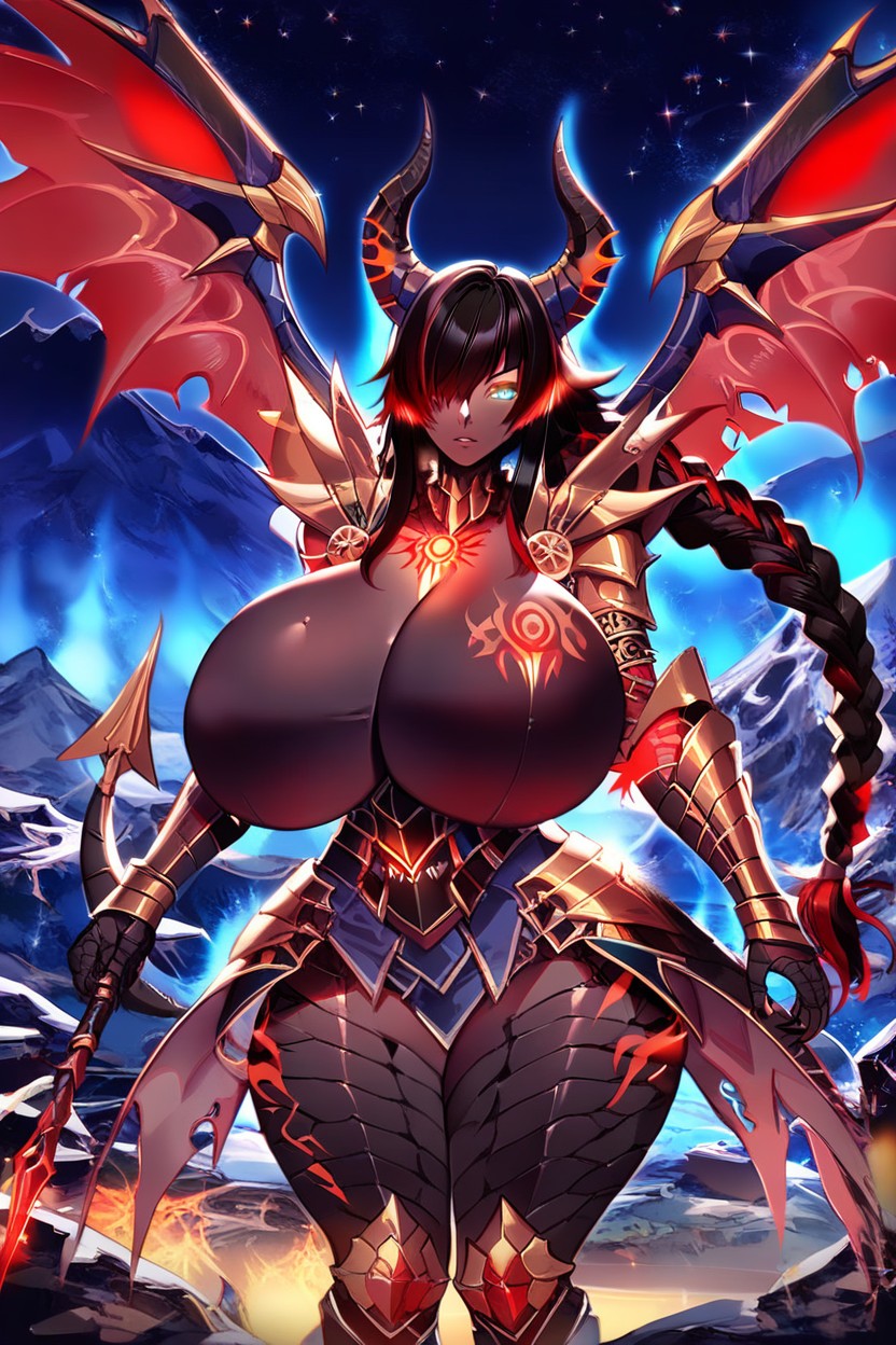 Huge Ass, 25+, Holding Huge Spear AI Porn