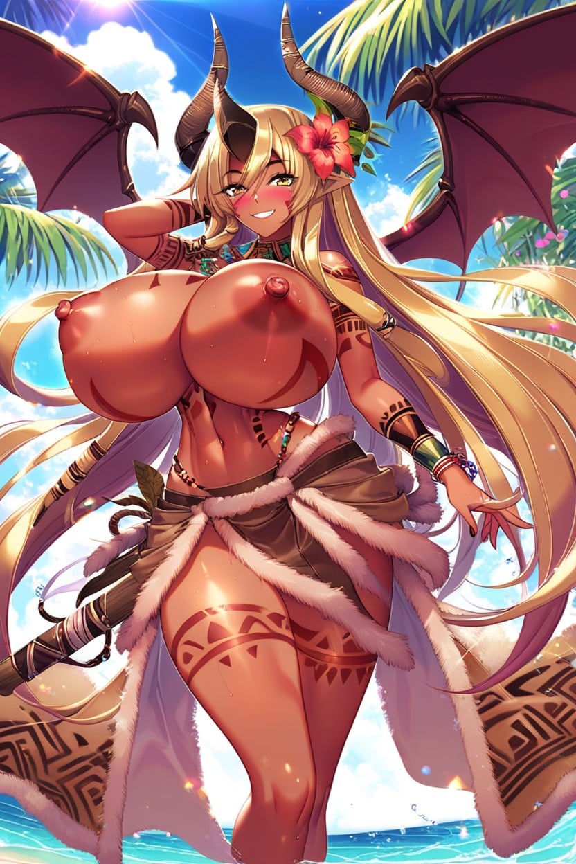 Dancing, Huge Dragon Wings, Thick Hips Hentai AI Porn