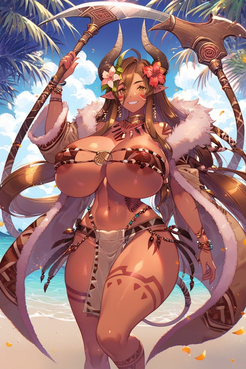 Dancing, Reloj De Arena, Brown Skin Hentai IA