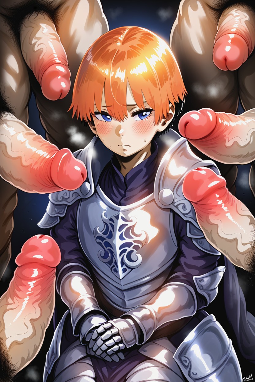 Extremely Thick Penis, Sad, Armor Hentai AI Porn
