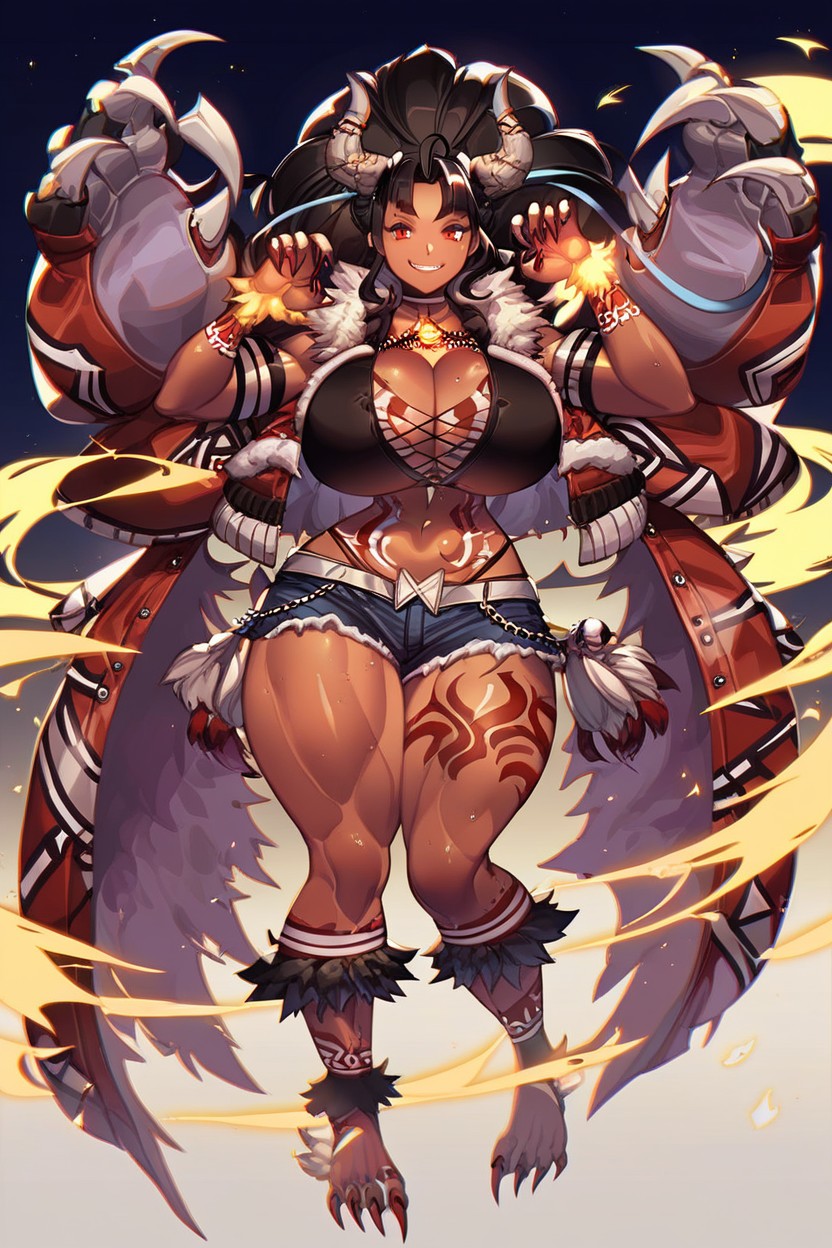 Monster Woman, 18+, Super Long Length Hair Hentai AI Porn