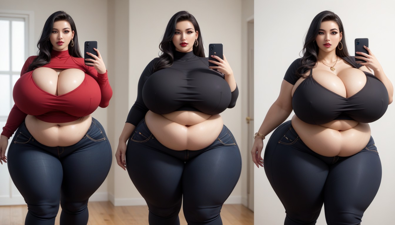 Expansión De Senos, Most Hyper Ultra Mega Busty Woman Ever To Be Seen, The Most Perfect Sexy Thick Plump Very Fat Asian American Woman Porno BBW IA