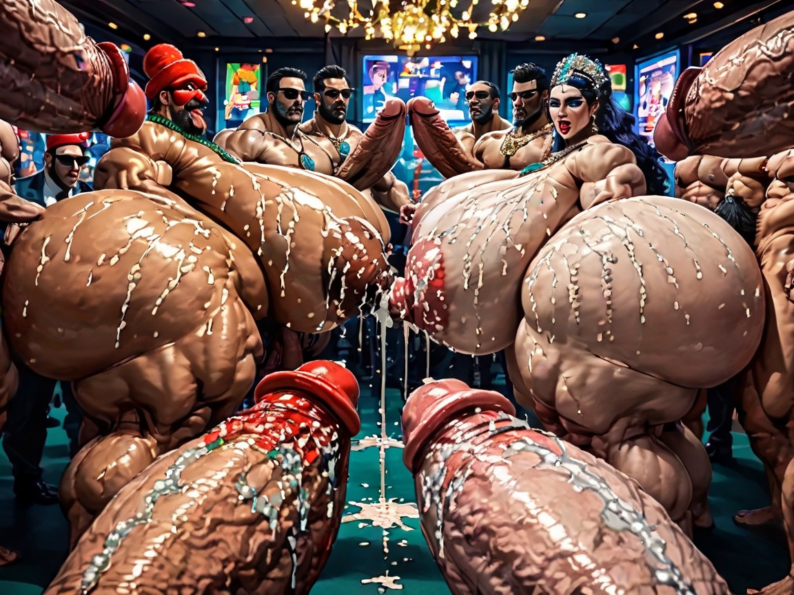 Harem, Close Up, Gangbang Massive Ass AI Gay Porn