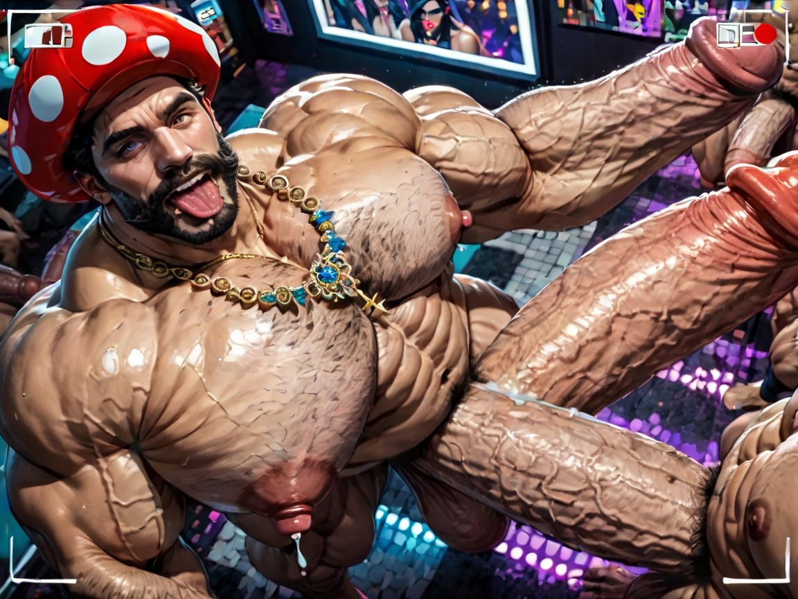 Erect Penis, Close Up, Man Men Only AI Gay Porn