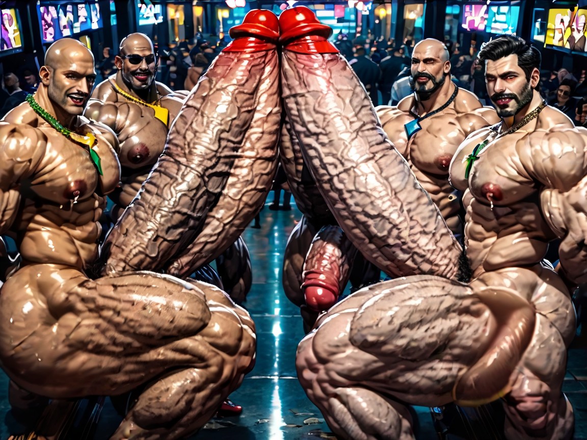Massive Ass, Oversized Muscles, Big Pecs AI Gay Porn