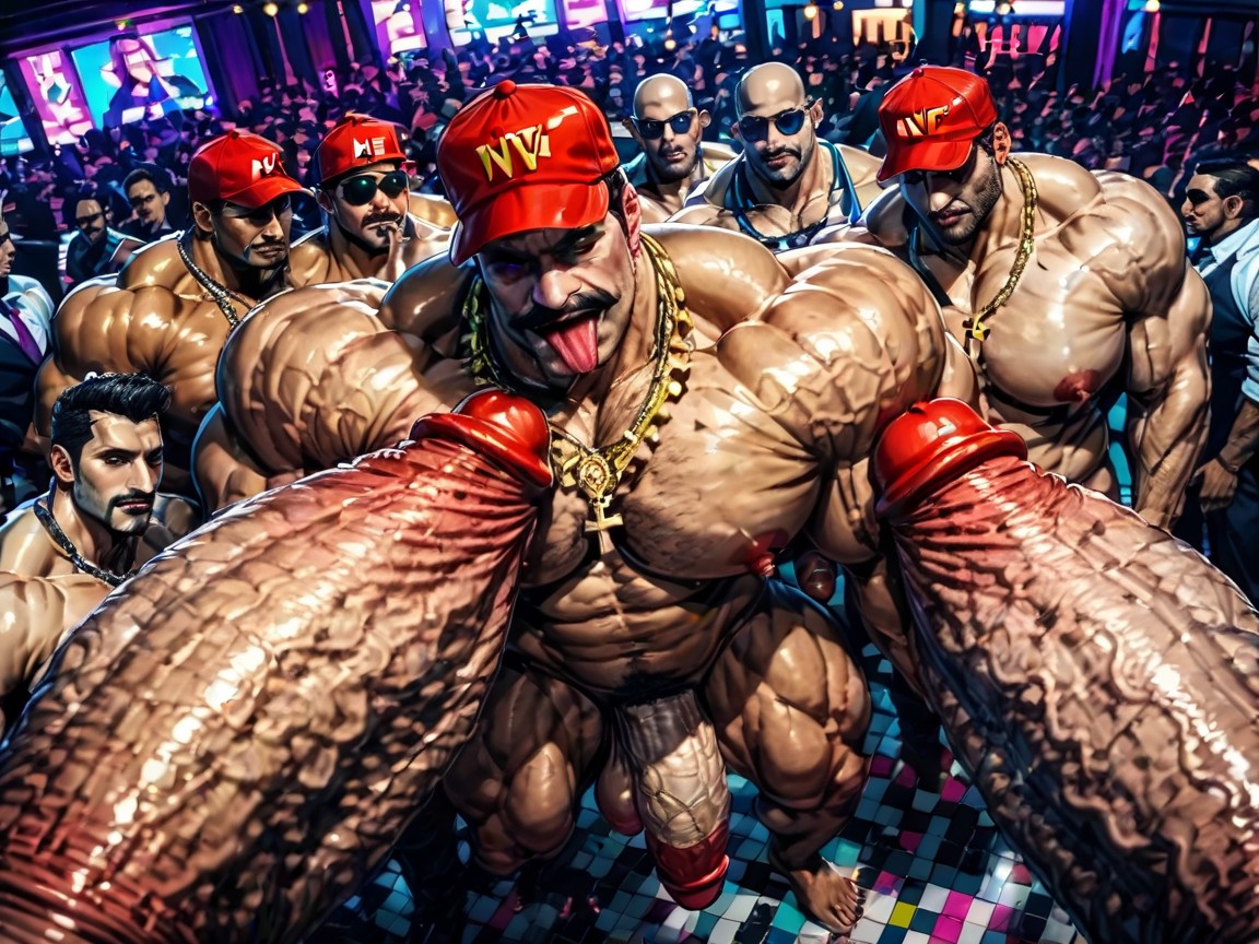 Big Pecs, Massive Ass, Massive Muscles AI Gay Porn