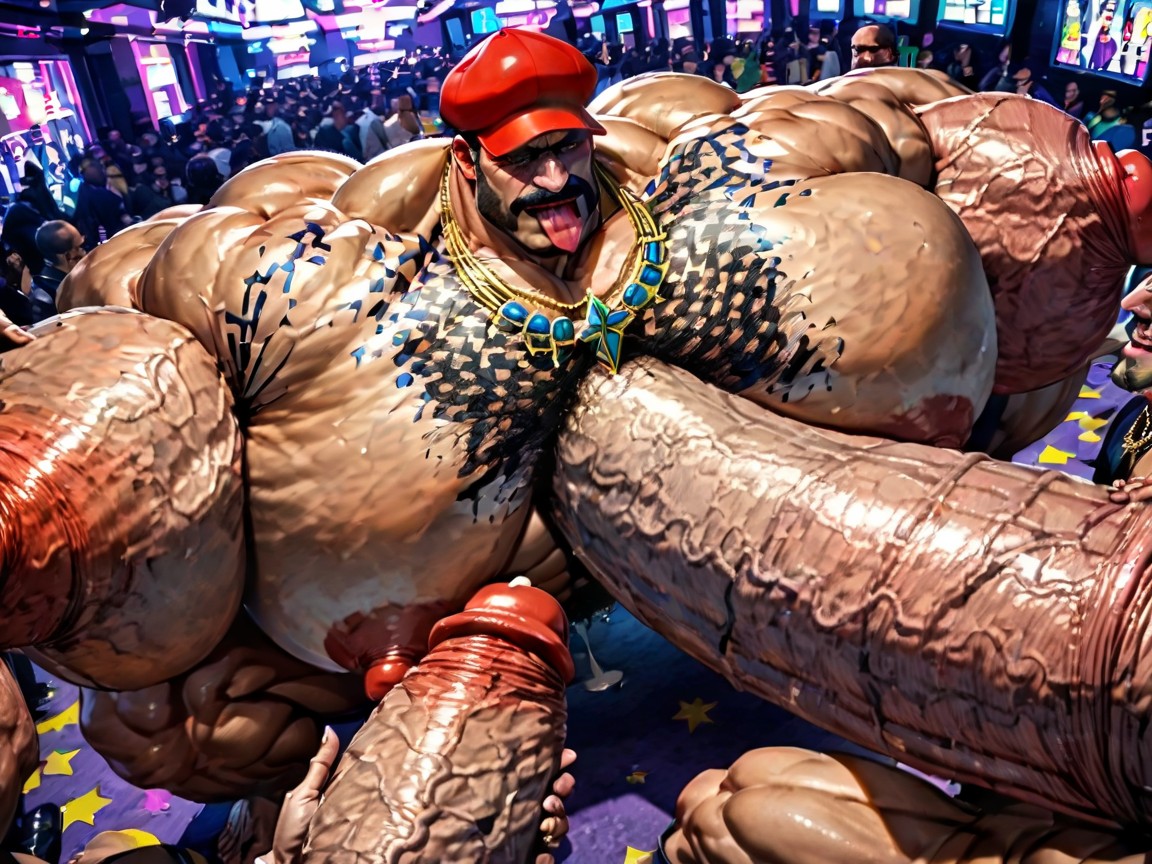 Gay Gangbang, Lactating Boobs, Massive Muscles AI Gay Porn