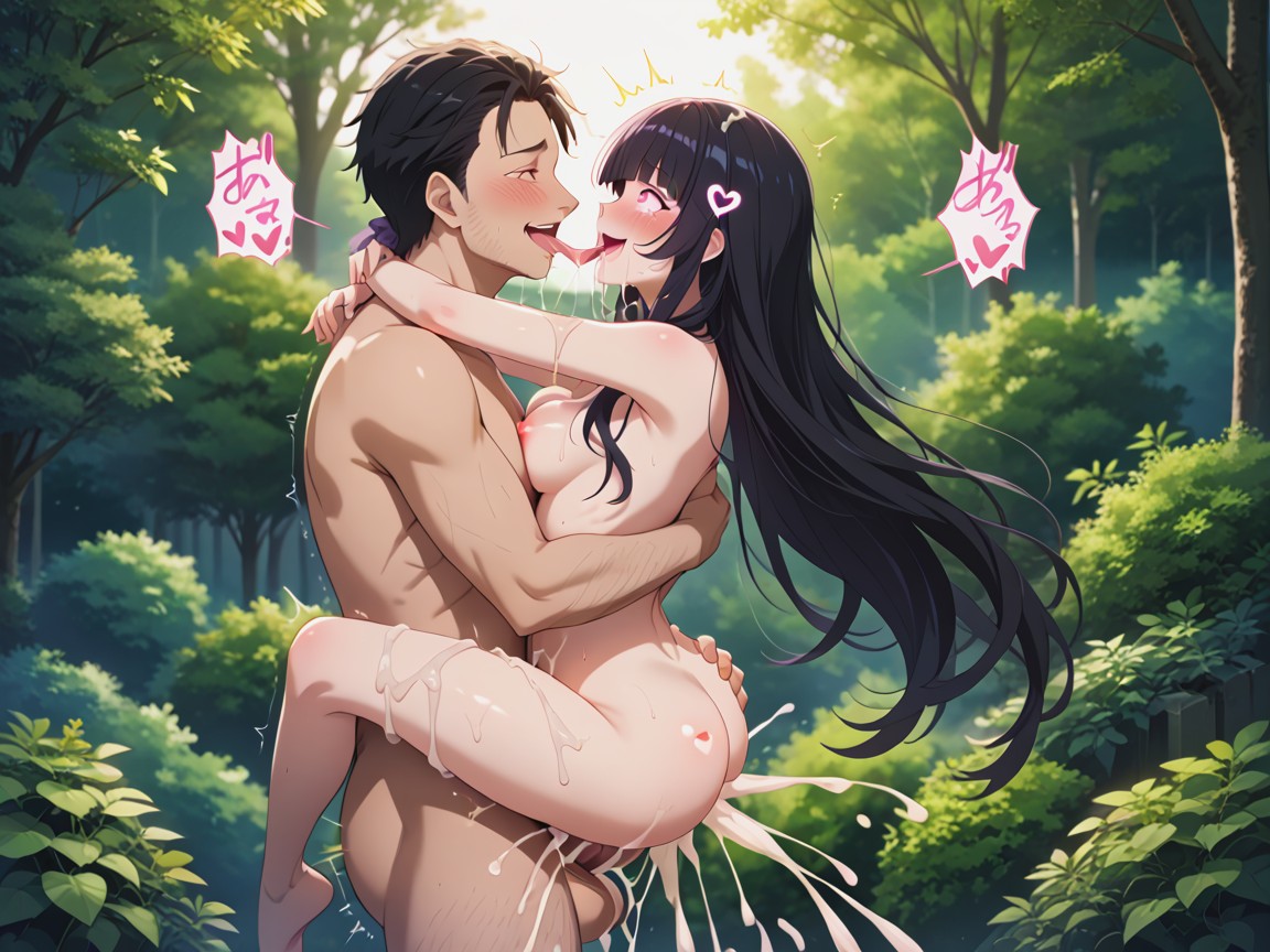 Gigantic Massive Overwhelming Cock, Messy Long Hair, Cum On Face Hentai AI Porn