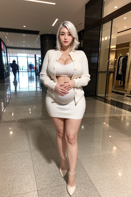 Side Parted Hair, 18+, Bouncing Breasts Porno IA Asiatique