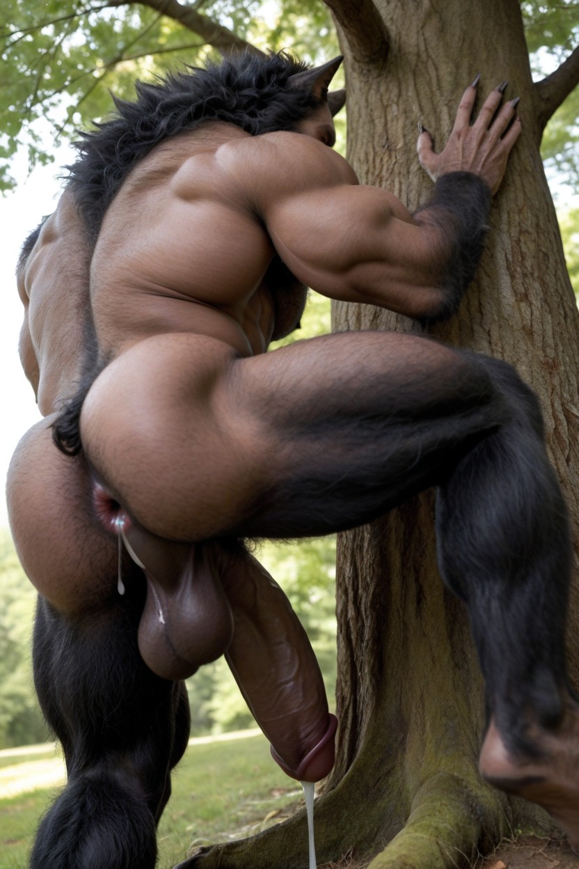 Werewolf Is The Bottom, Werewolfs Only, Werewolf Fuck Werewolf AI Gay Porn