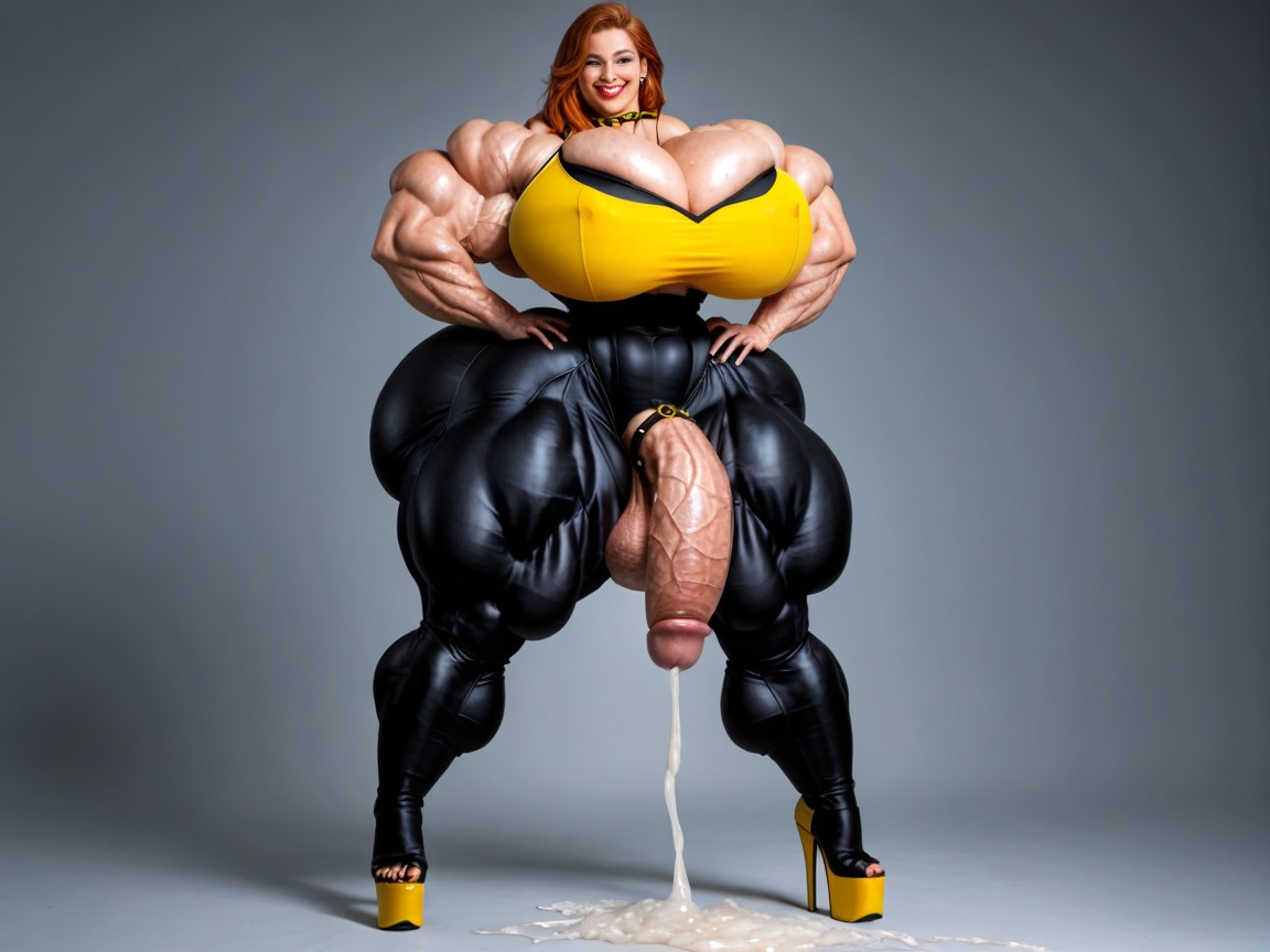 Huge Ass, Hdr, Impressive Details Shemale AI Porn