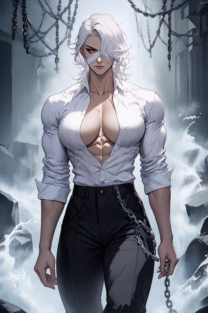 25+, Grayish Skin, Grimy Aesthetic Hentai AI Porn