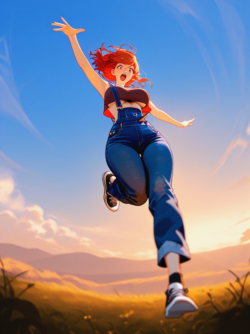 Beam Descending From The Sky, 18+, Sideboob Hentai IA