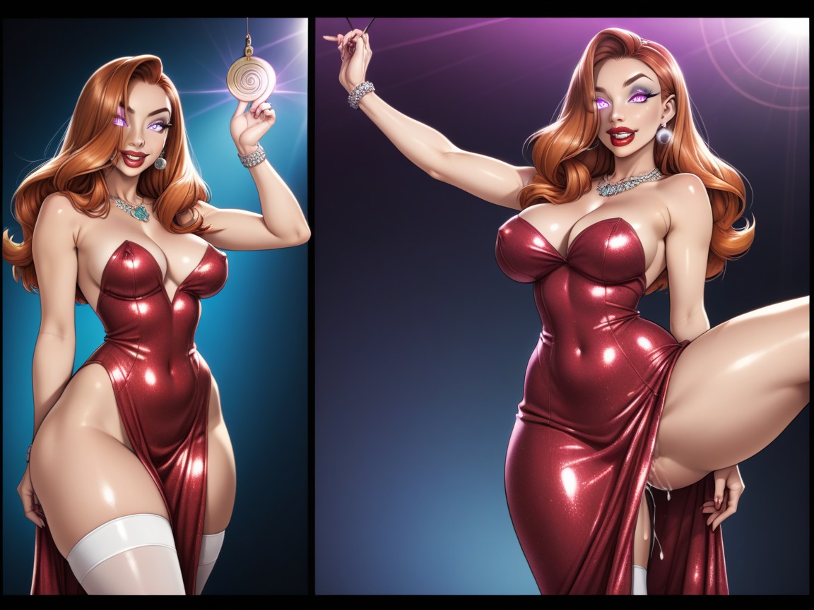 Jessica Rabbit, Piel Grasa, One Woman Hentai IA