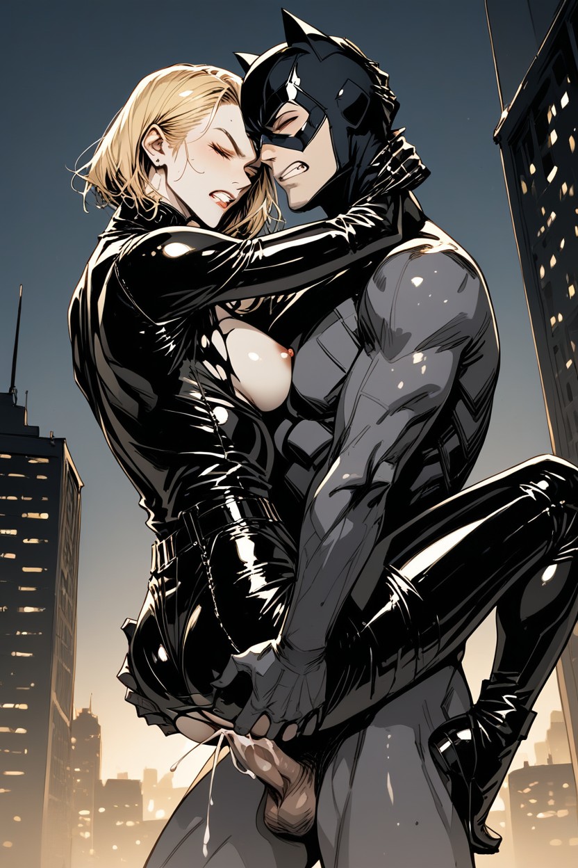 Moonlight, Superhero, Torn Bodysuit AI Porn