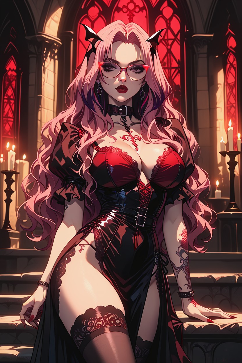 18+, Sexy Glasses, 1 Person Hentai AI Porn