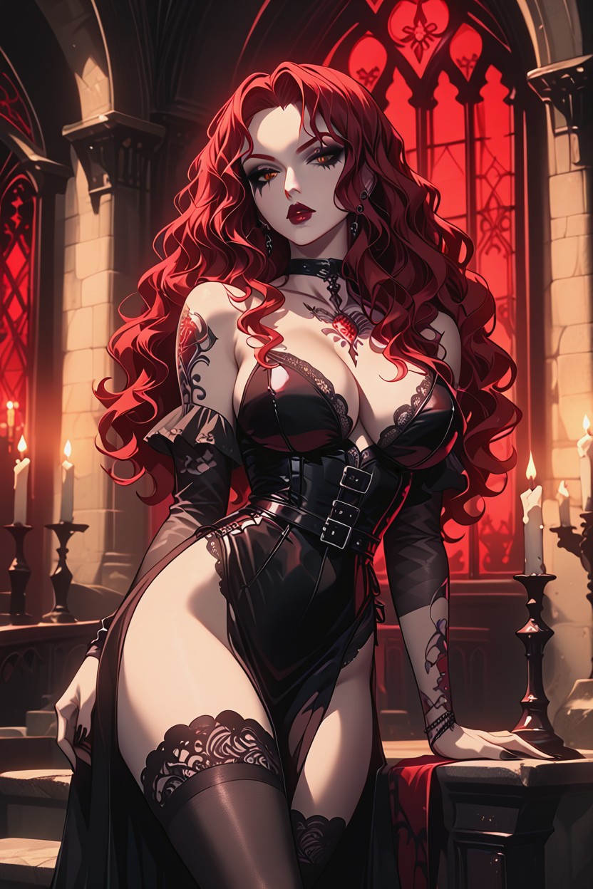Massive Ass, Black Nails, Cinematic Lighting Hentai AI Porn