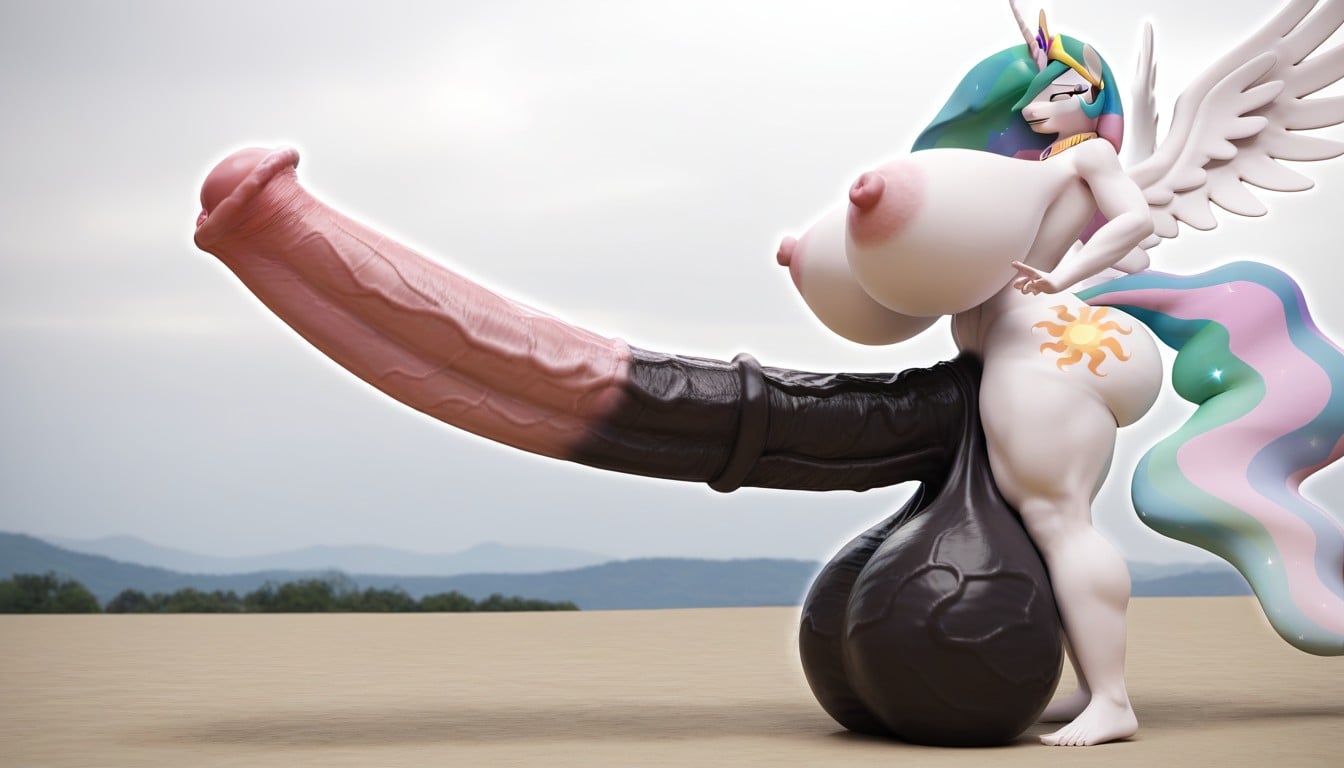 Hyper Balls, Veiny Penis, Pony Cock Furry AI Porn