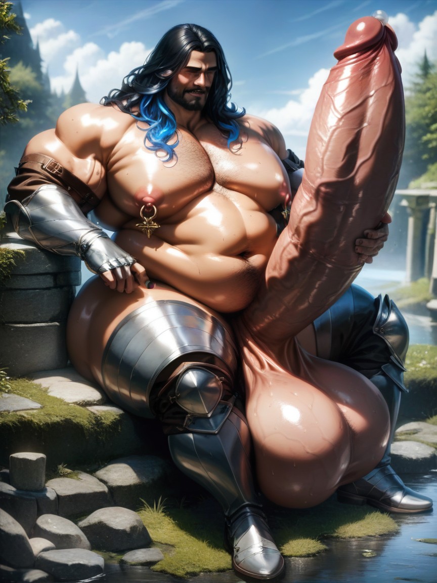 Effeminate Face, Boots, Sweaty AI Gay Porn