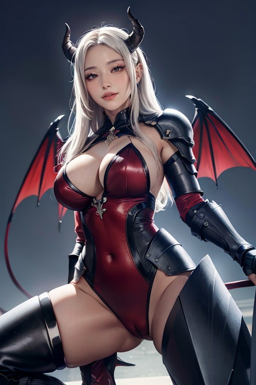 Gothic, Evil Smile, Body AI Porn