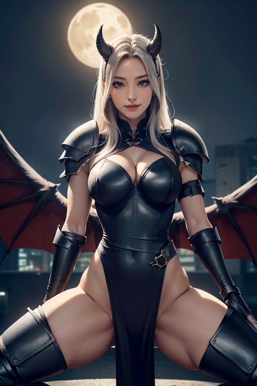 25+, Armor, Red Eyes AI Porn