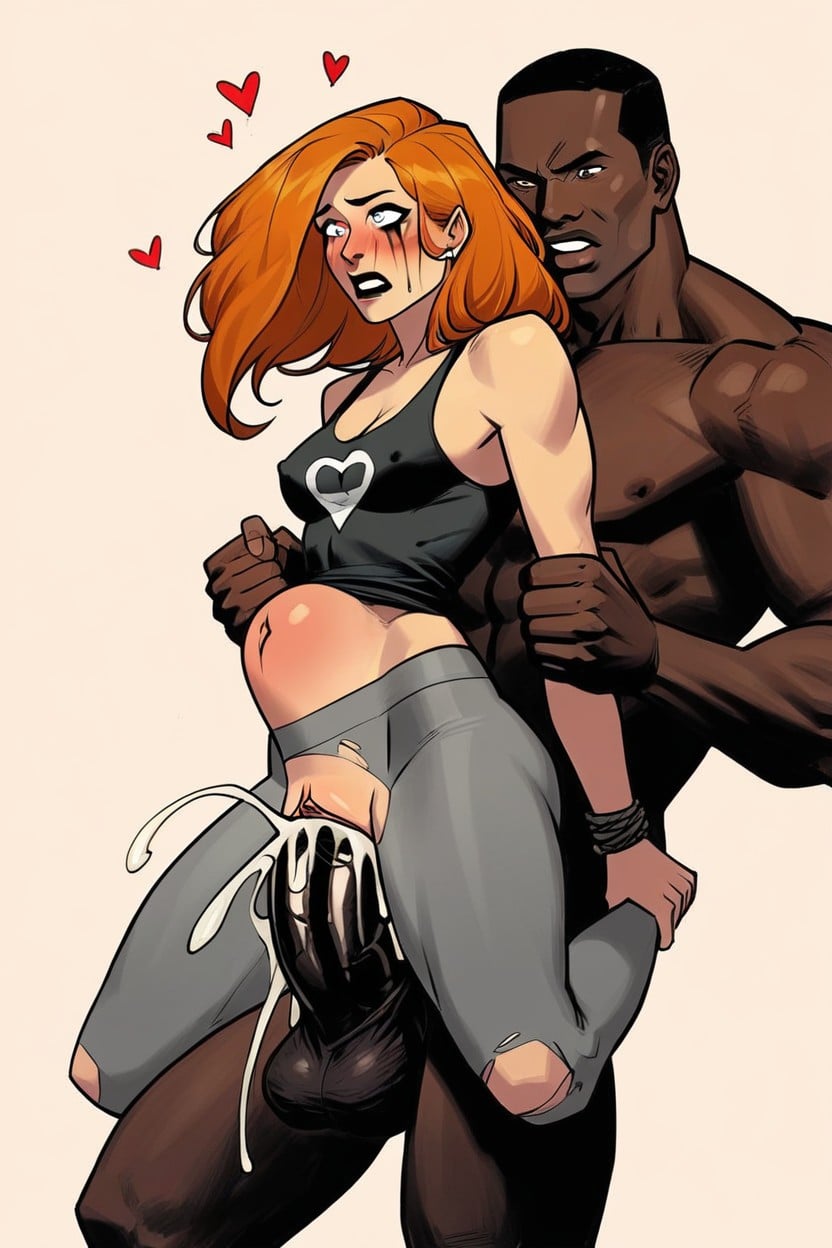 Completely Exhausted, Thick Cock, Giant Black Cock AI Porn