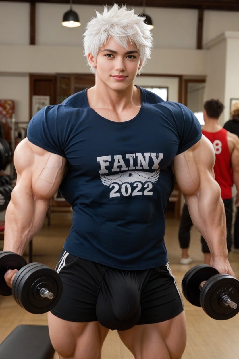 En Forma, Gigantic Muscles, Huge Penis Bulge Porno IA