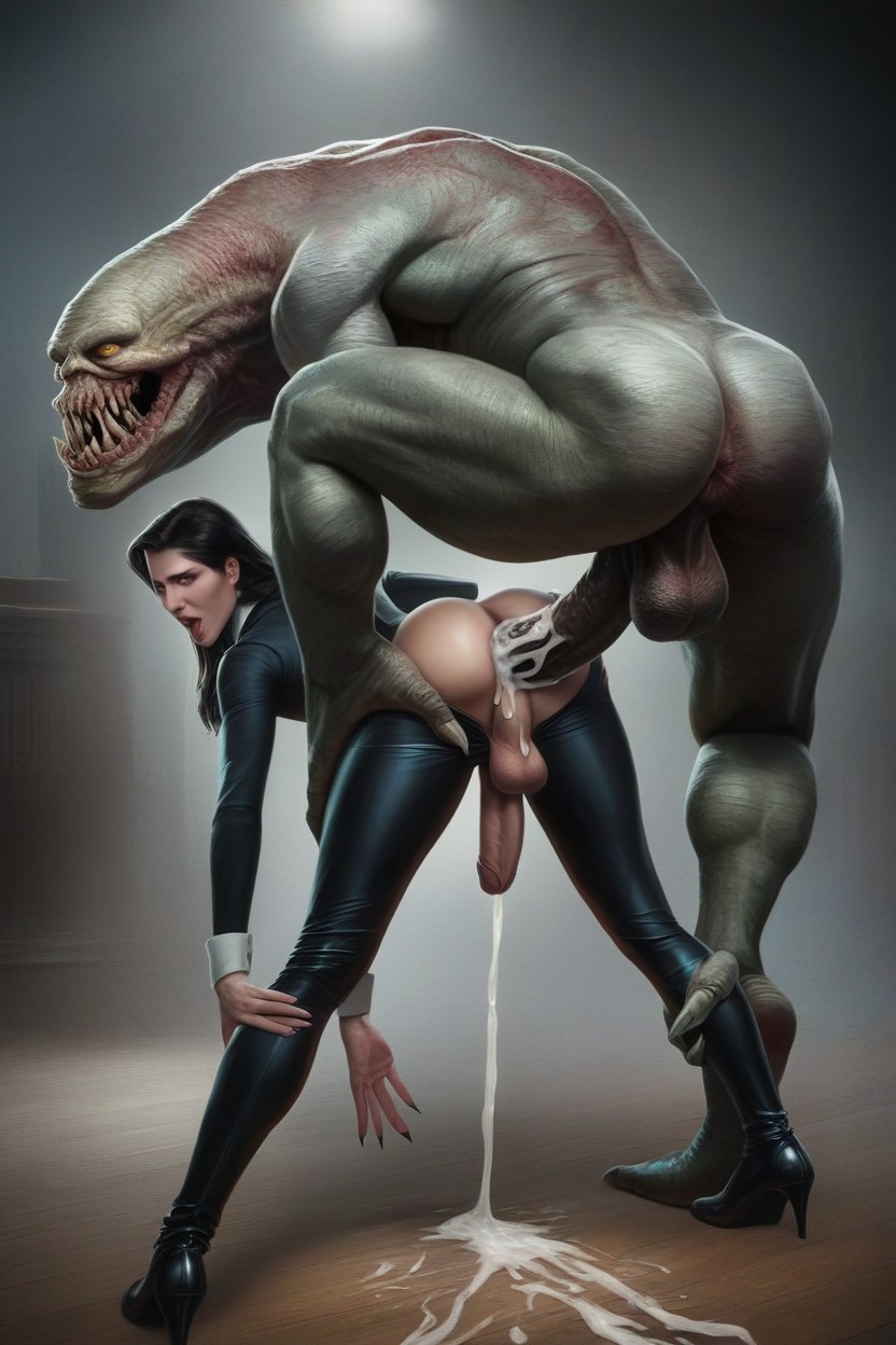 Monster Much Larger Than Sexy, Penetration In View, Lusty Eyes AI Gay Porn