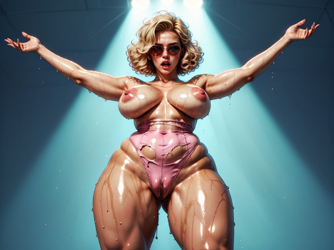 Oiled Skin, 18+, Ripped Clothes AI Porn