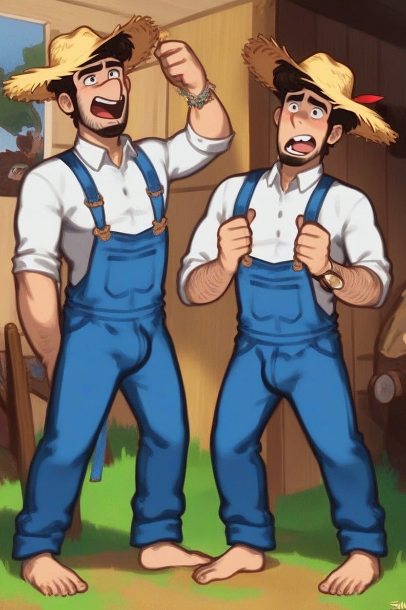 Countryside, The Old West, Zany AI Gay Porn