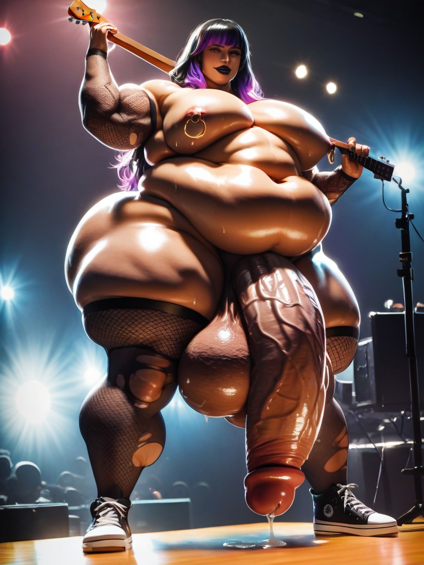 Smooth Face, Hairless Body, Extremely Low Sagging Balls AI Gay Porn