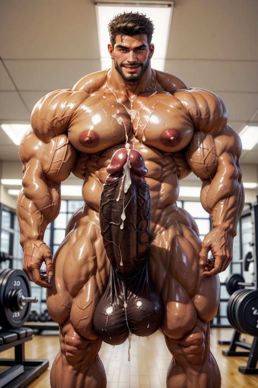 Impossibly Long Hyper Penis, Bara, Cocks Bigger Than Legs AI Gay Porn