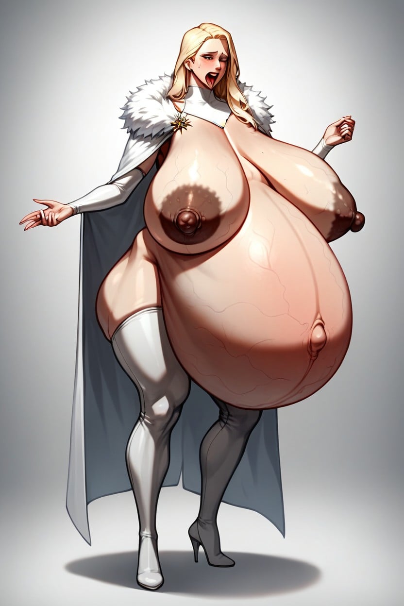 Pregnant With Decuplets, Enormous Belly, Hyper Belly AI Porn