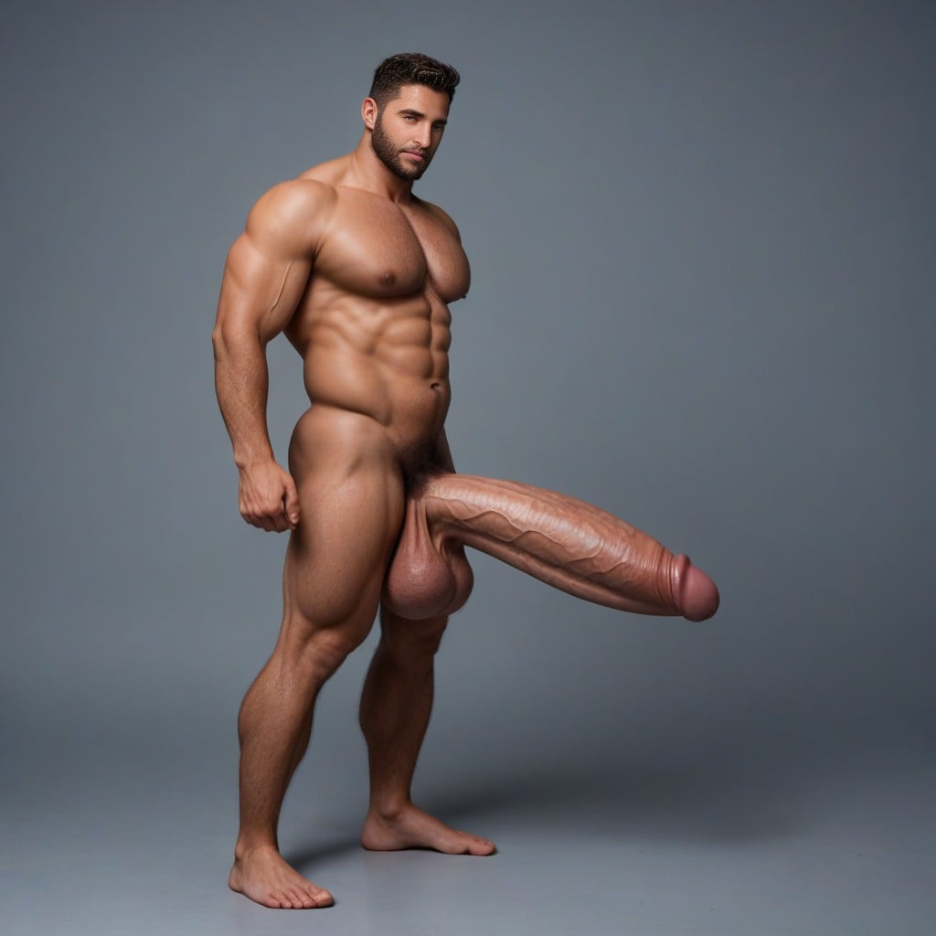 Male, 1 Person, Three Quarters Side View AI Gay Porn