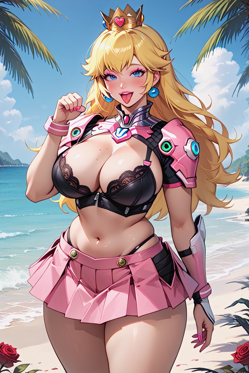 Standing, Neckline, Degoute Hentai IA