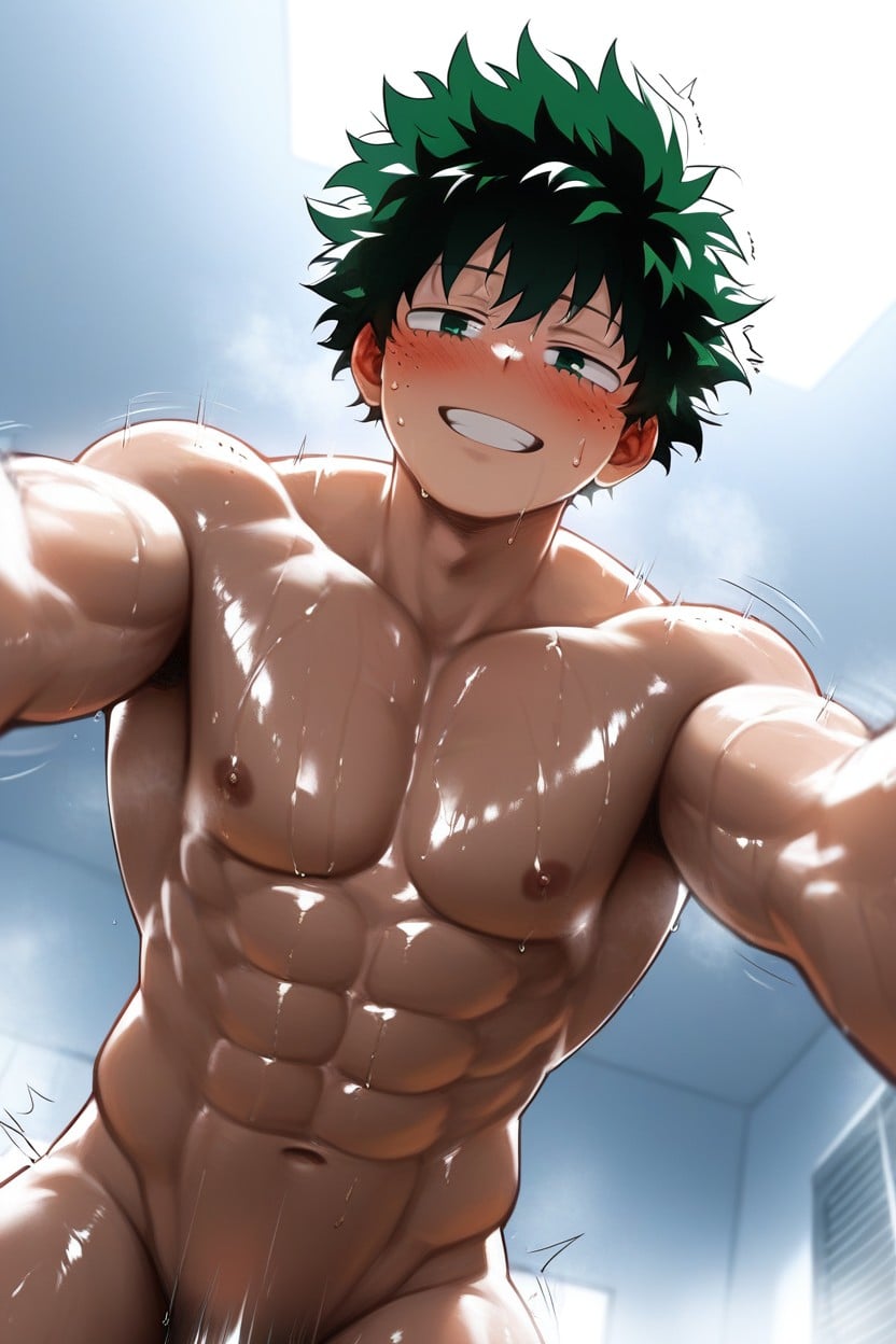 Sweaty, Smirking, Steam AI Gay Porn
