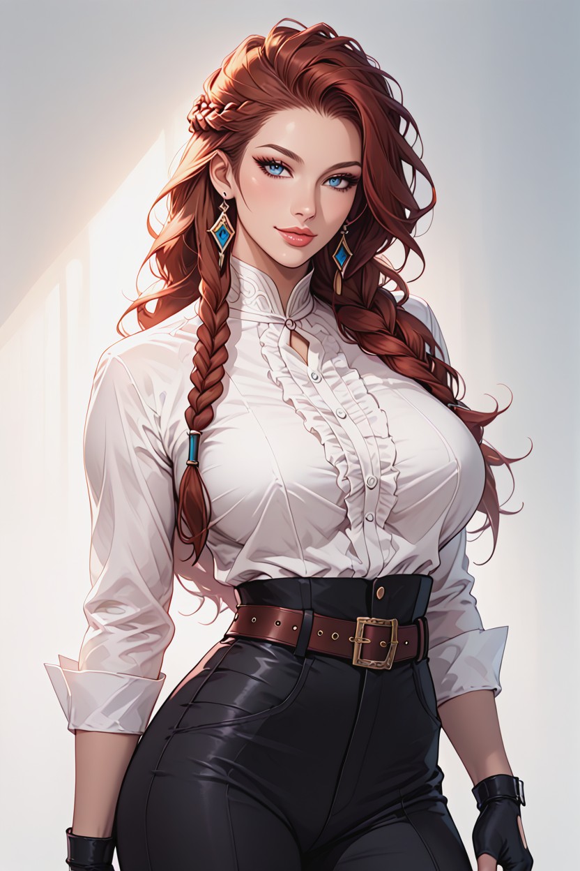 Seductive, Confident And Enchanting Expression, Dominant Female Hentai AI Porn