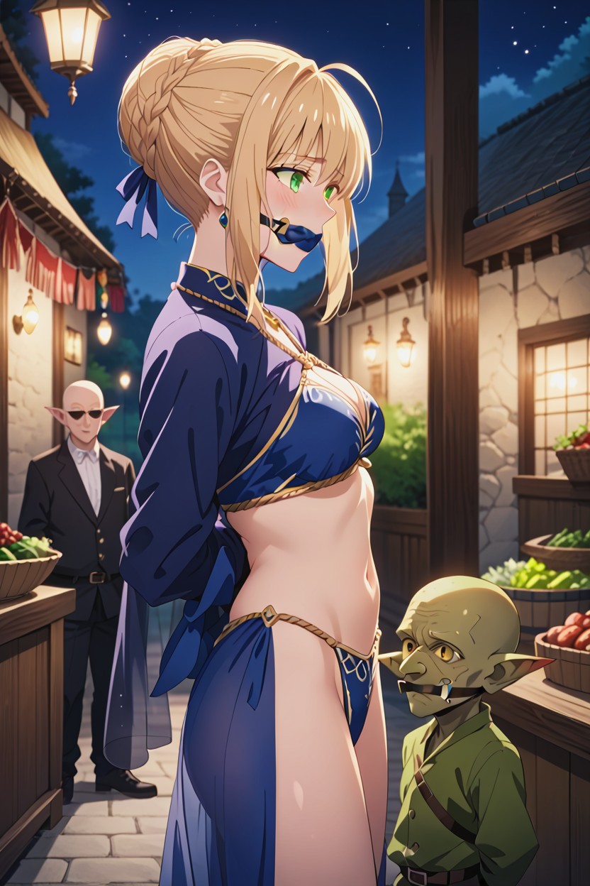 Night, De Pie, Delgada Hentai IA