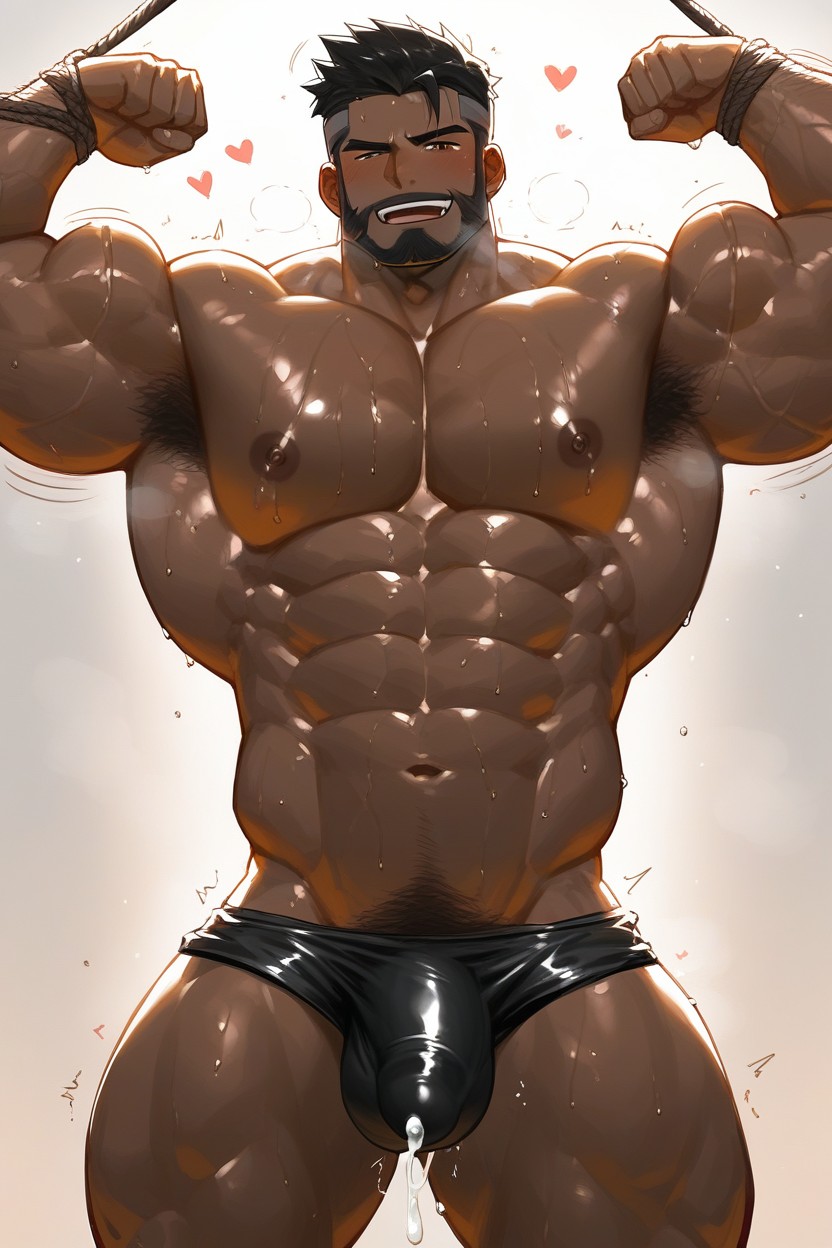 A Robust, Is Smeared With Soot And The Occasional Spark That Jumps From The Anvil The Clacksmith's Manhood, Muscular Blacksmith AI Gay Porn