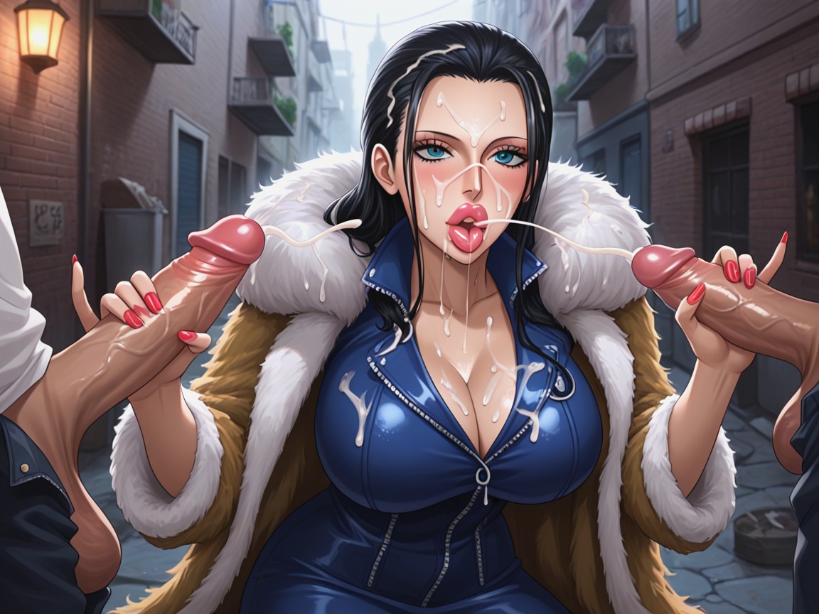 Large Lips, Cums In Mouth, Fluffy Hentai AI Porn