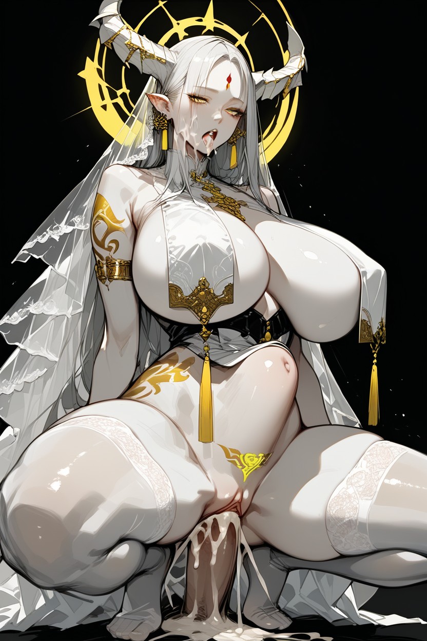 Cum On Face, Goddess, All Over The Ground Hentai AI Porn