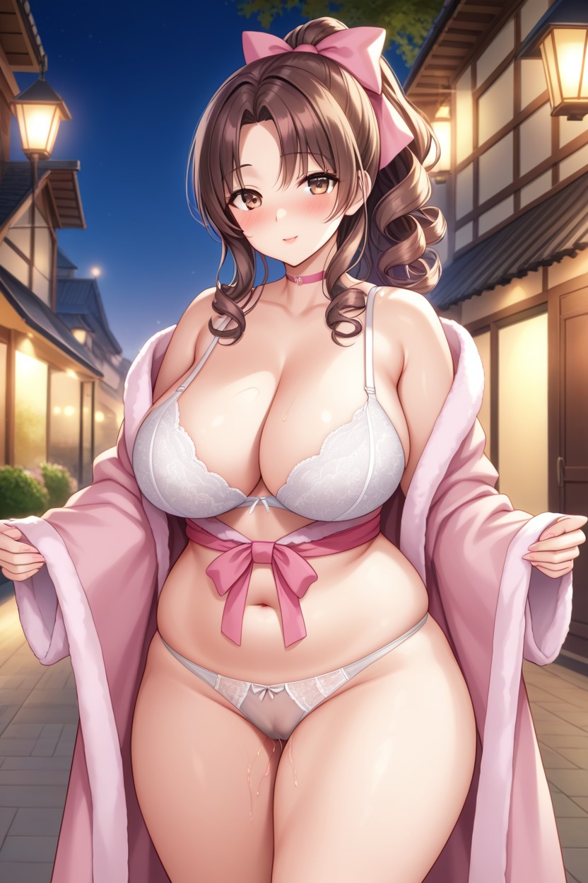Porche, Side View, Brunette Porno IA Hentai