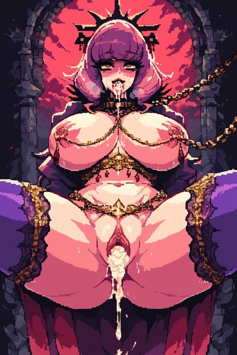Red Jewelry, Hanfu Jewelry, Massive Breasts Hentai IA