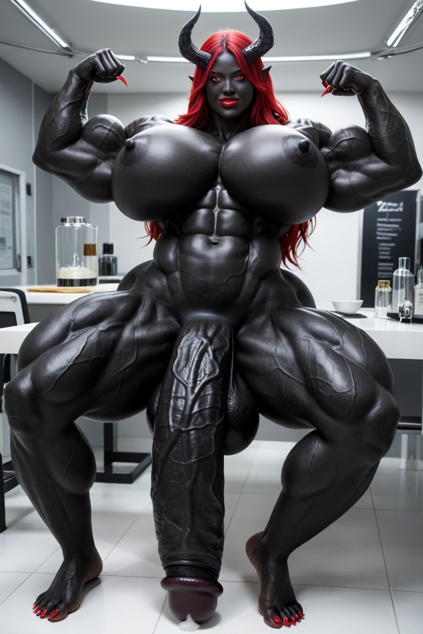 Seductive Pose, Solo, Elf Ears Porno IA transsexuelle