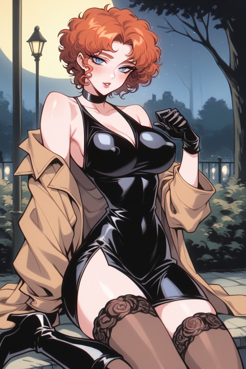 Poor Chested, Bright Setting, Pointy Nipples AI黃漫