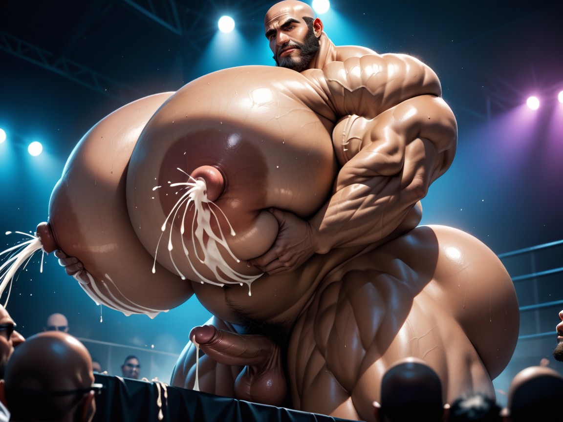 Small, Erect Penis, Hyper Boobs AI Gay Porn