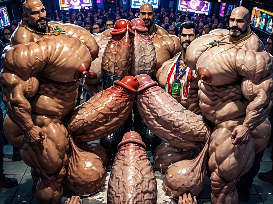 Triple Penetration In Ass, Massive Ass, Mouth Agape AI Gay Porn